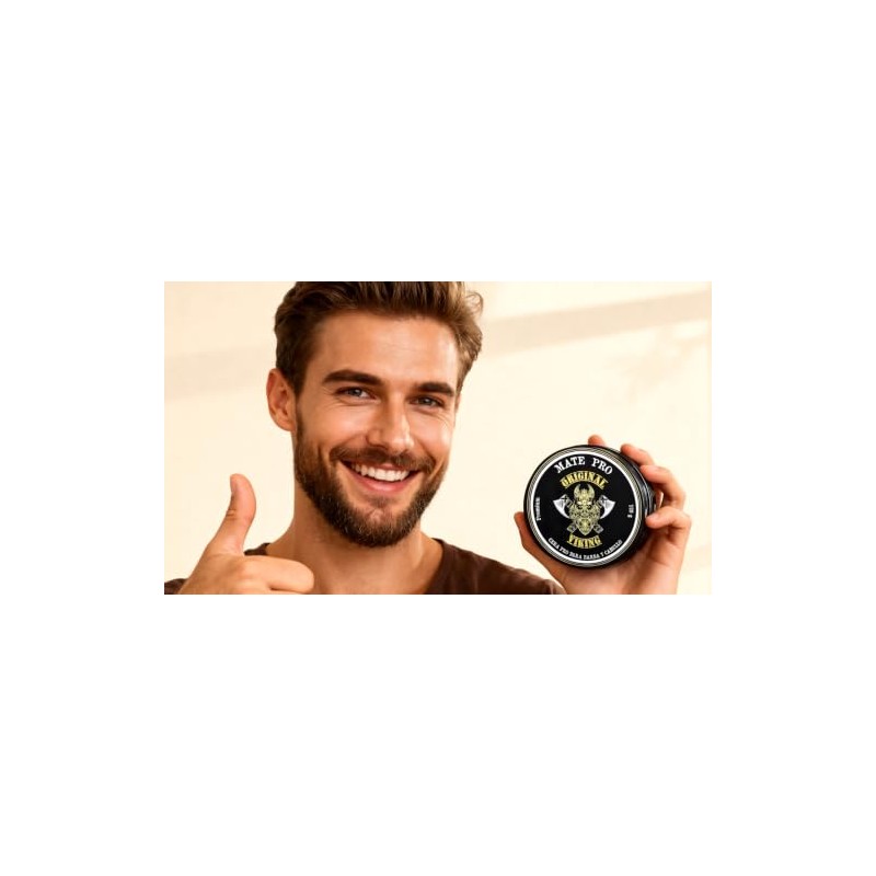Cera MATE PREMIUM CON FÓRMULA COMPLETAMENTE NUEVA para Barba, Bigote