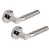 Excel DH3685 Seriphos Passage Door Handles on Round Rose, Duel