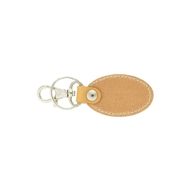Kawasaki Oval Leather Key Chain N J70020145