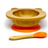 Kleiner Fuchs Baby Bamboo Bowl with Suction Cup, Bowl with