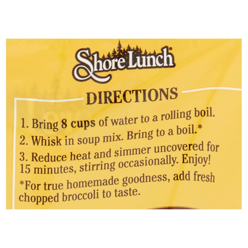 Shore Lunch Cheddar Broccoli Soup Mix, 11-Ounce (Pack of 3)