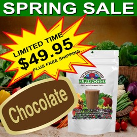 The World's Greatest Superfoods Super Greens Drink Superfood From American Farms Grown In The USA. 30 Servings