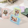 sourcing map 8pcs Mini Picture Frames, 2.4 x 3.6 Inch