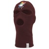 Rainbow Unicorn Ski 3 Hole Mask, Burgundy