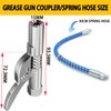 AORRZER Grease Gun Coupler 2 PCS, Strong Lock on Greases