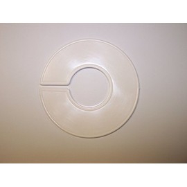 Clothing Rack Rod Blank Round Dividers 6 NEW Blank Round Size Dividers for Retail Clothing Racks for Clothes Stores or Home - 6 Pcs Round Size Rack Dividers Box