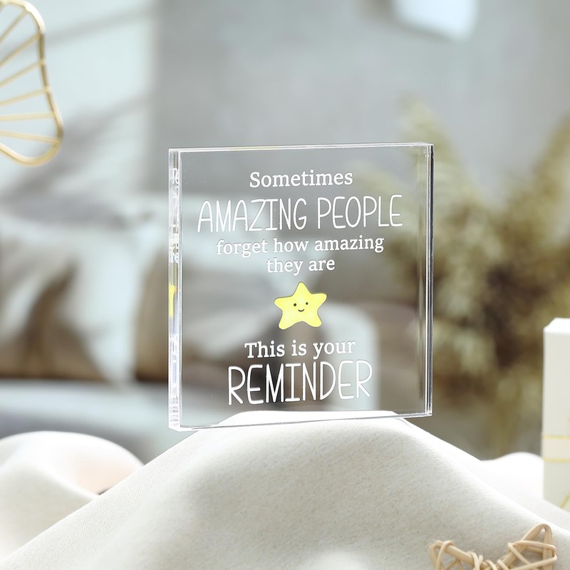 Tenare You Are Amazing Gift, Thank You Plaque Gift, Star