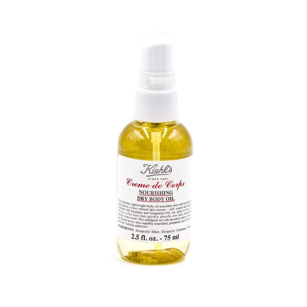 Kiehl's Creme de Corps Nourishing Dry Body Oil, 2.5 Ounce