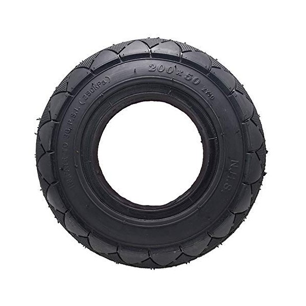 200x50 Tire Solid Tire(Foam Filled Tires) For Razor E100 E150 E175 E200 fits Gas Scooter Electric Scooter 2-wheel Smart Self Balancing Scooter By TOPEMAI