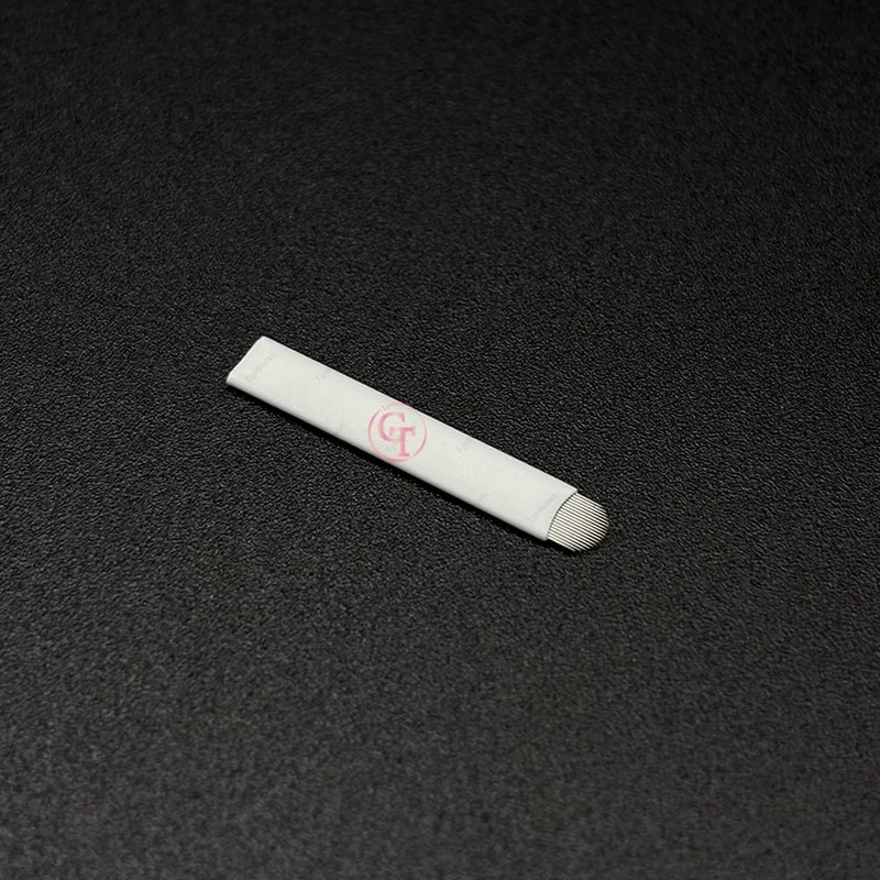 30pcs White Disposable Microblading Blades Nano 0.16mm U24 Tebori Blades
