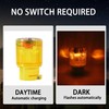 QXMH Solar Strobe Warning Light - Bright 360 Degree Solar