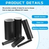 sourcing map ABS Plastic Rod Round Solid Bar 20 mm