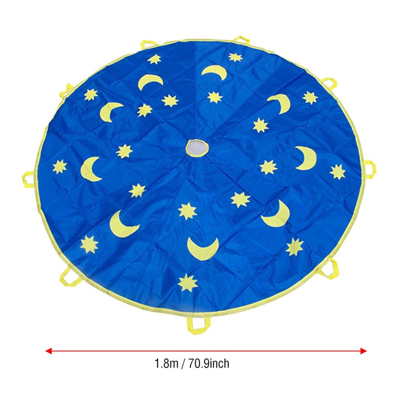 1.8M Outdoor Children Sports Rainbow Umbrella Kids Jump Sack Play