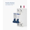 CHTAIXI DC Miniature Circuit Breaker, 2 Pole 500V 40 Amp