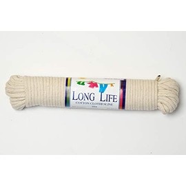 Everlasto 'Long Life' Natural Cotton Clothesline Pulley Line 4mm x 20m