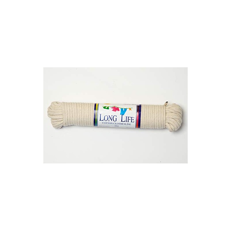Everlasto 'Long Life' Natural Cotton Clothesline Pulley Line 4mm x