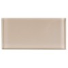 TCSAG-02 3x6 Beige Glass Subway Tile -Kitchen and Bath Backsplash