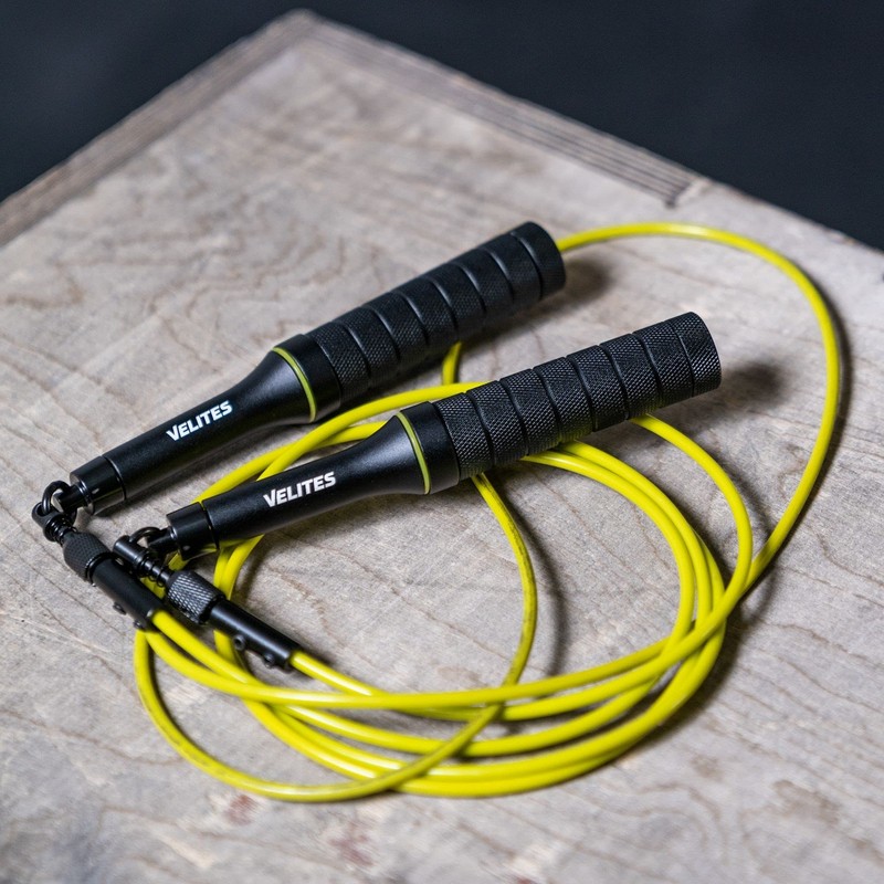 Velites Weighted Jump Rope for Crosstraining, Boxing and Fitness Earth