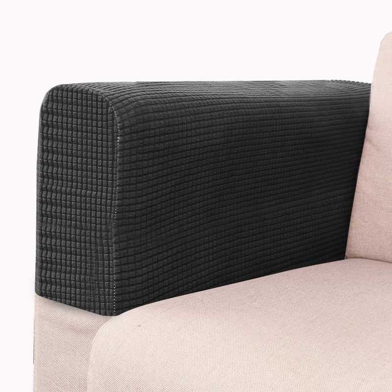 Beavorty Elastic Sofa Armrest Cover Couch Headrest Protectors 2pcs Arm
