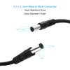 2-Pack DC Power Cable Male to Male Power Adapter DC
