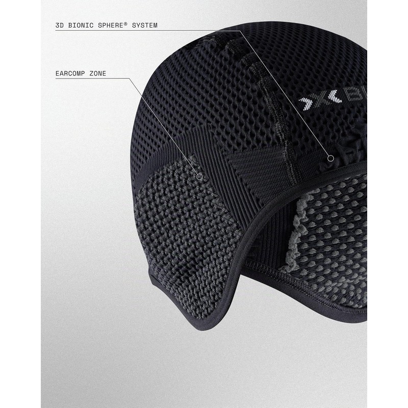 X-Bionic Bondear Cap 4.0 Ear Muffs Hat Black Unisex Size
