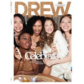 DREW Barrymore Magazine - Celebrate! Winter 2023: Pro Party Planning Tips & Tricks, Gift Guide, Recipes, Holiday Must-Haves, Festive Makeup, Playlist, De-Stress & 2024 Travel! Single Copy