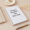 Hoolaroo Things I shouldn't say out loud - Journal plain