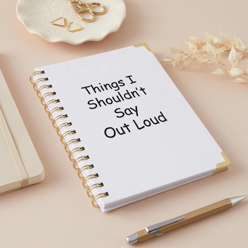 Hoolaroo Things I shouldn't say out loud - Journal plain