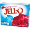 Jell-O Sugar-Free Cherry Gelatin Mix 0.6 Ounce Box (Pack of