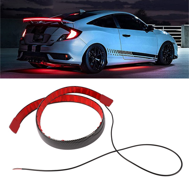 LED Light Rear Spoiler PVC Waterproof Super Bright Long Lifespan