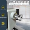 2 Inch Lathe Faceplate with Screw Alloy Steel Woodworking Chuck