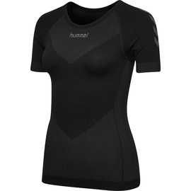 hummel First Seamless Jersey S/S Woman - Maglia da Divisa Sportiva da Donna Jersey, Donna, Nero, XL/2XL