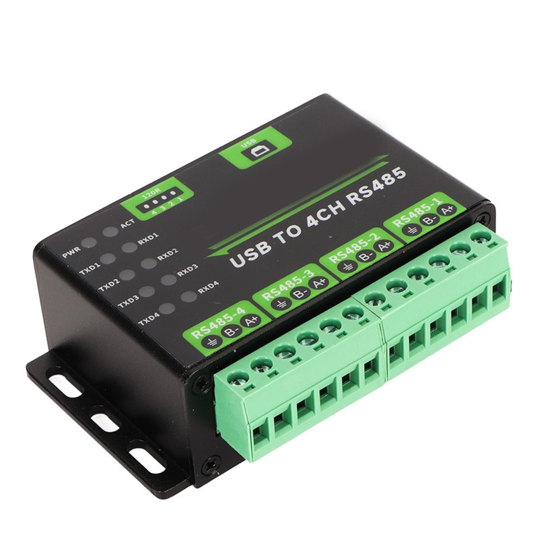 USB to 4CH RS485 Converter Onboard TVS Anti Thunder 120R