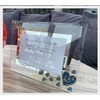 45th Wedding (Sapphire) Anniversary Photo Frame (L) Flower