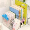 U Shaped Book Stand, Freely Combinable Acrylic Desktop Transparent Bookshelf
