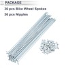 RATCHROLL 1 Set Universal Bicycle Spokes 12G 216mm Length Bike