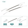 sourcing map Plate Hanger, 12 Inch Stainless Steel Invisible Wall