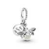 CIlight Glow-in-the-Dark Firefly Pendant Dangle 925 Sterling Silver Charms Fit