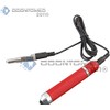 OdontoMed2011 Speculum Light Stainless Steel Red Color Handle for Graves
