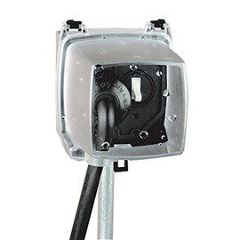 Intermatic WP1050 Double Gang 4-3/4" Depth Weatherproof in-Use Cover, Clear