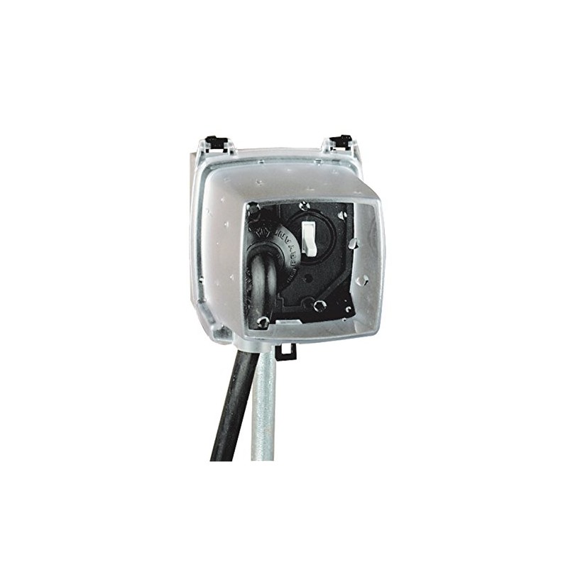 Intermatic WP1050 Double Gang 4-3/4" Depth Weatherproof in-Use Cover, Clear