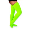NEON NATION Extra Long Solid Color Thigh High Knit Socks