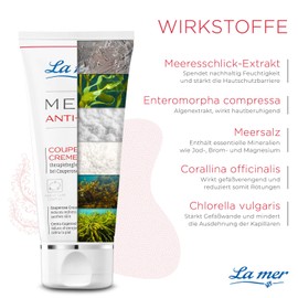 La mer MED+ Anti-Red - Couperose Creme Tag und Nacht - Reduziert Hautrötungen im Gesicht - Intensive Pflege für gereizte Haut - 50 ml