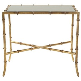 Safavieh Home Collection Margaret Brass and Iron End Table