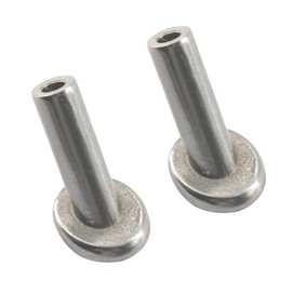 (20 Pieces) 316 Stainless Steel Marine Grade Angled Cable Railing Protector Sleeve for 3/16" Wire Rope Railing Wood Posts Balustrade