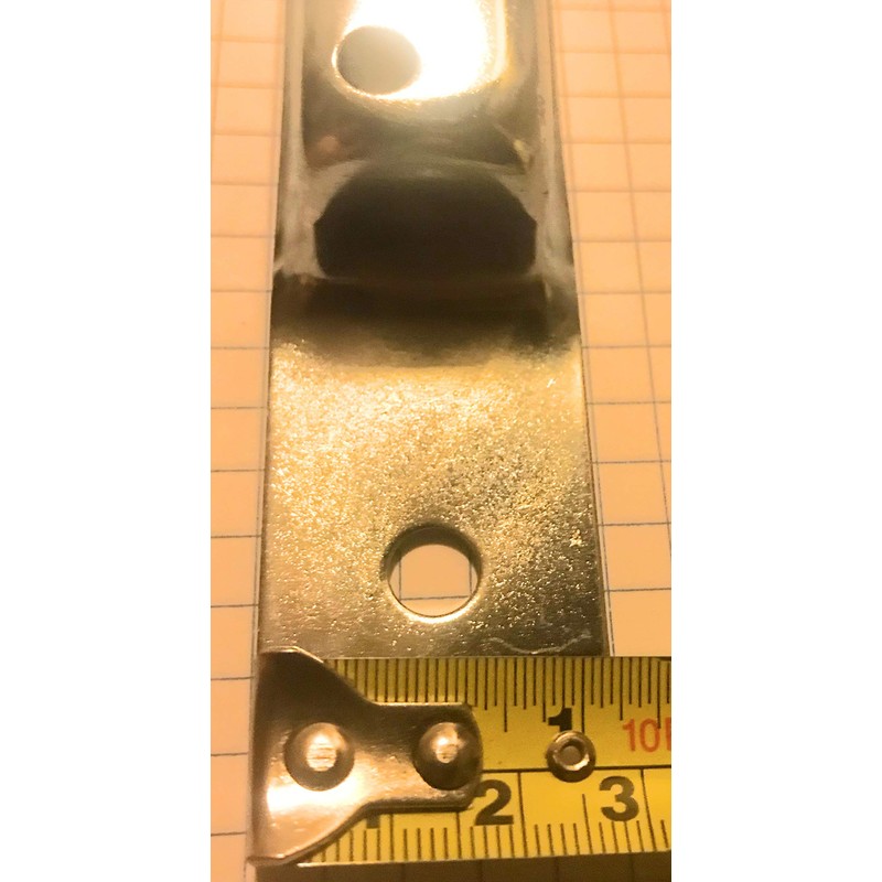 Box Strike Plate, Chrome