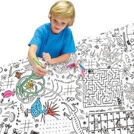 Eggnogg Colour in Puzzle Tablecloth (White)