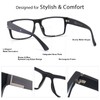 2 Pack Superior Progressive Multifocus Reading Glasses Men Women Stylish