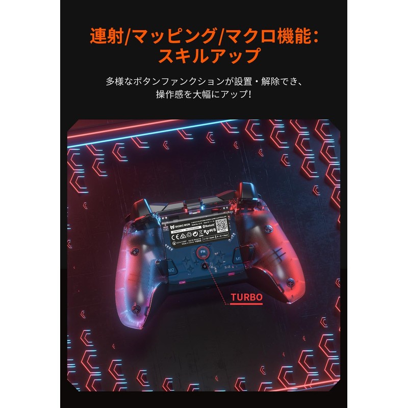 BIGBIG WON PC Wired Controller, Back Button, Switch, Controller Wired