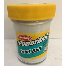 Berkley BTBMW2-Marshmallow White-PowerBait Floating TROUT Fishing Bait Lures-NEW